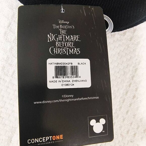 Disney Tim Burton's The Nightmare Before Christmas Jack Skellington Beanie -A - Picture 4 of 4